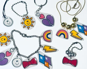 Charms stampabili per fogli termoretraibili