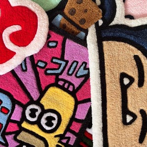 Tufting Custom Rug, Handmade Anime Craft Pets Name Characters ...