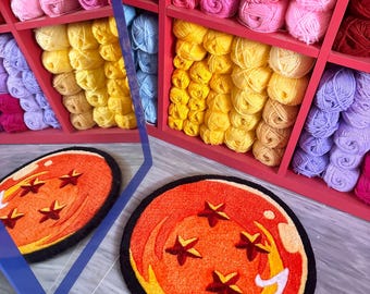 Dragon Ball Tufting Rug,100% Handmade,tuftingpigeon - Etsy