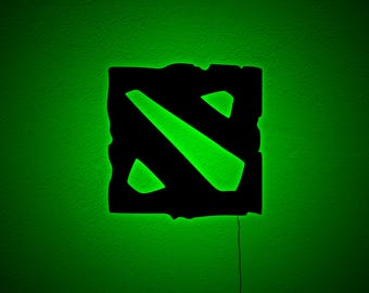 Custom Dota 2 Led Wall Sign-Dota Room Decor-Gift for Gamer-Dota Logo Neon Sign-Dota Gamer Room Decoration-Christmas Gift for Gamer