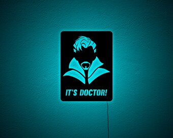 Doctor Strange RGB LED Wall Art – Marvel Superhero Light Sign with Remote | Illuminated Wall Decor for Gamers & Fans | Unique Christmas Gift