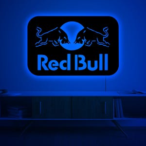 Néon redbull sign - Etsy 日本