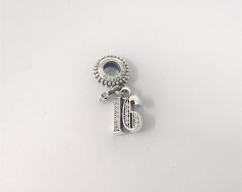 Pandora 16 years of love charm/pendant S925 ALE