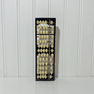 Vintage Japanese Abacus Old Calculator