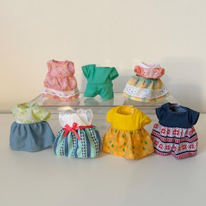 Robes pour adultes Calico Critter, tenue pour maman Sylvanian Families, mini robe pour poupée, vêtements de rechange, vêtements de rechange, vêtements pour poupée de 10 cm