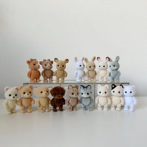 Sylvanian families/Calico Critters Standing with movable limbs  Babies Toddlers , New out of box , spare doll,, Replacement figure, No cloth