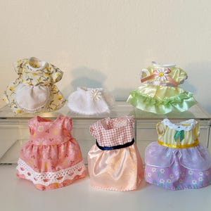 Robes pour sœurs adultes Calico Critter, tenue de maman Sylvanian Families, échange de créatures, vêtements de rechange, vêtements de rechange, vêtements de poupée à l&#39;échelle 1:20