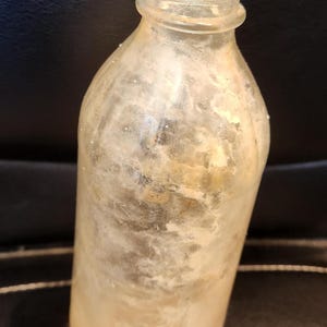 1940&#39;s clear vintage bottle stamped 1868 on bottom