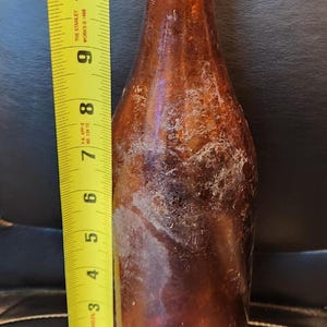 Antique Amber Beer Bottle 1881-1905