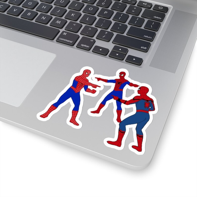 Papercraft Sticker trend Custom stickers 3 Spider man Laptop stickers