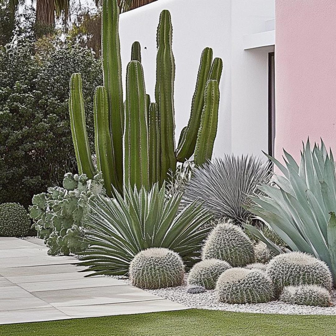 Cacti Garden Design- Planting Plan (full Sun) - Etsy Denmark