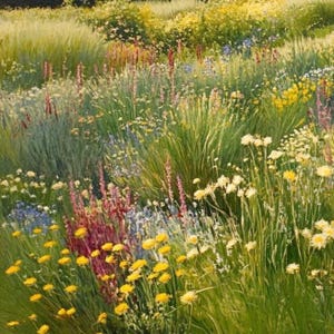 California Native - Lawn Alternative - Garden Design (Full Sun) Planting Plan