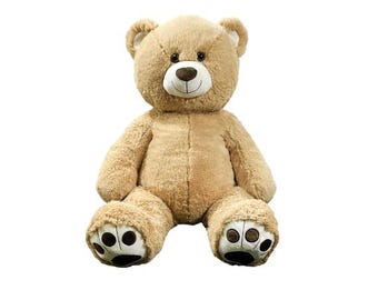 Anico 36&quot; Tall (3 Foot) Big Plush Beige Bear. Premium Stuffed Toy Teddy Bear, Perfect for Girlfriend, Kids, Valentine&#39;s Day, Christmas!