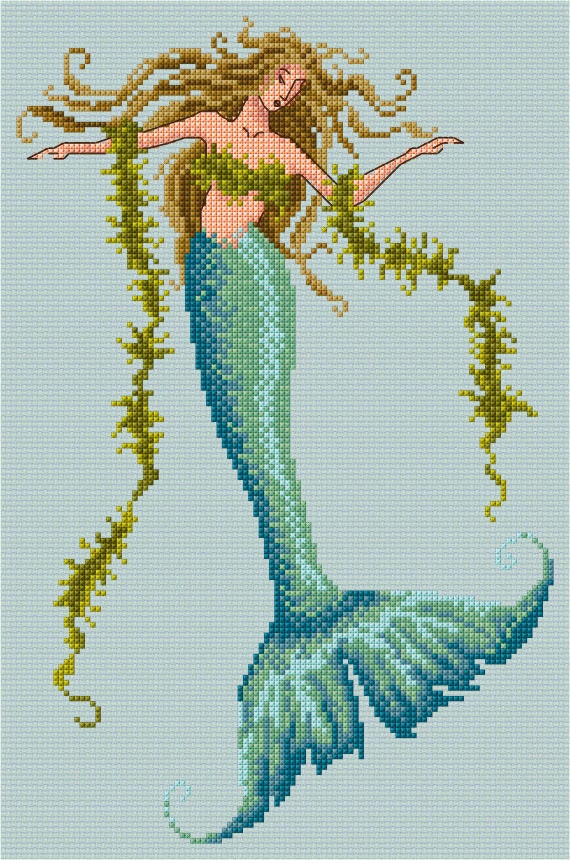 Mermaid Cross Stitch Charts
