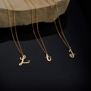 Gold Initial Necklace, Rose Gold Custom Initial Necklace, Silver Personalized Necklace, Mama Necklace, Bridesmaids Gift Necklace