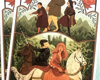 The Princess Bride Art Print — Historical Renaissance Fantasy Costuming