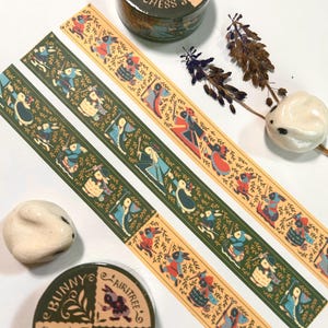 SALE! Medieval Bunny Washi Tape — Rabbit Chess Army — Pawn, Knight, Rook, Bishop, Queen, & King