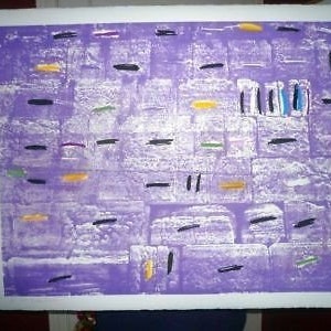 Menashe Kadishman  &quot;Wailing Wall&quot;  Israeli Artist - Original Limited Edition Signed and Designated