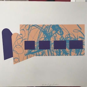 Menashe Kadishman~Israeli artist- original ltd ed signed designated