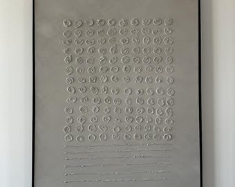 Textured Wall Art - Wabi Sabi Inspired - Non-Toxic Materials - Limewash Canvas - Oversized Wall Decor