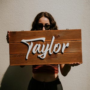 Custom Office Sign | Customizable Name Sign | Last Name Wall Sign | Custom Wood Sign | Housewarming Gift | Custom Name Sign | Free Shipping