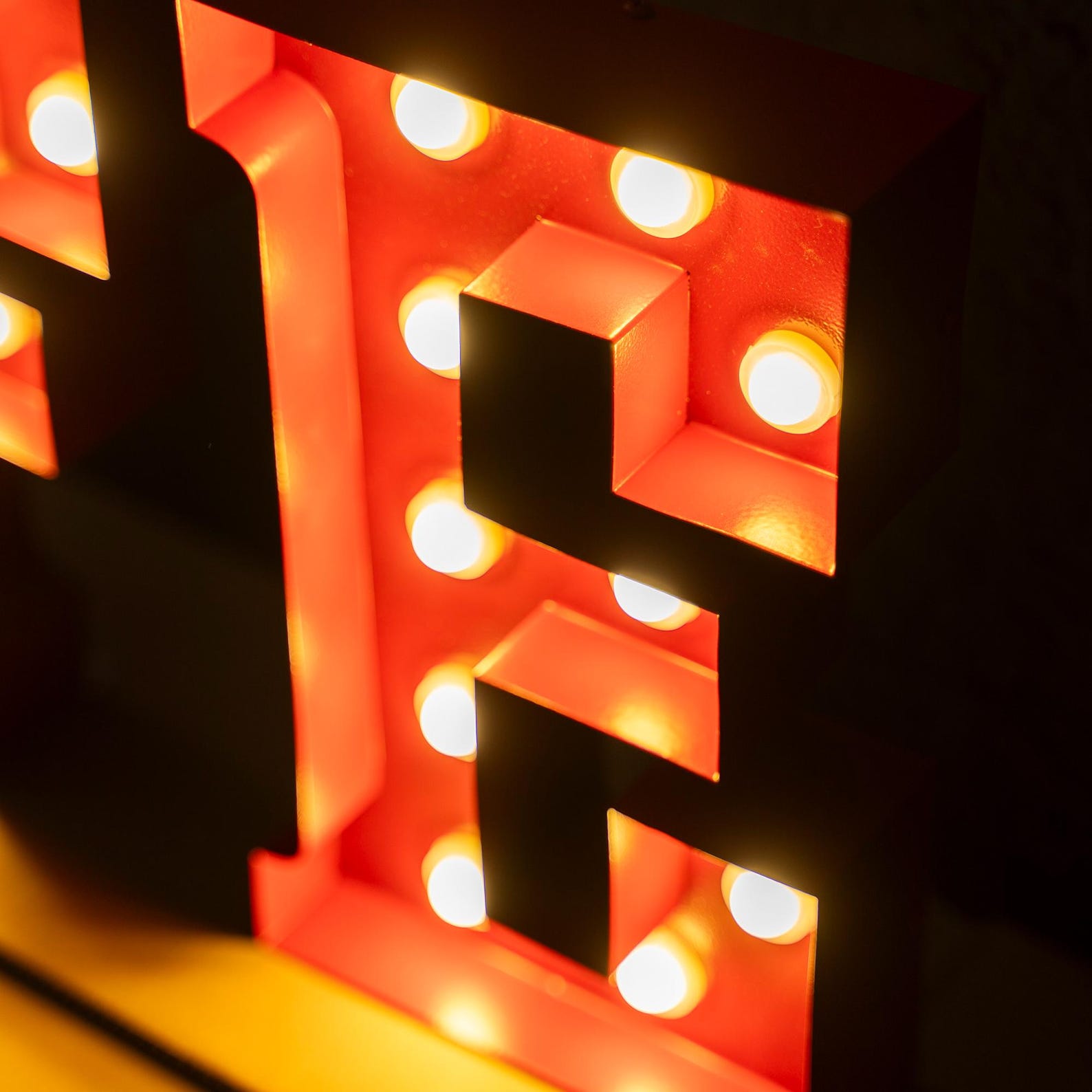 3D Marquee Letters | Light up Letters | Retro Box Letter Sign | Custom ...