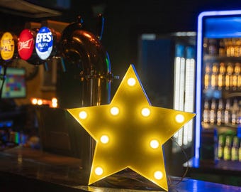 Stern Leuchtschrift: 3D LED Retro Box Buchstabe