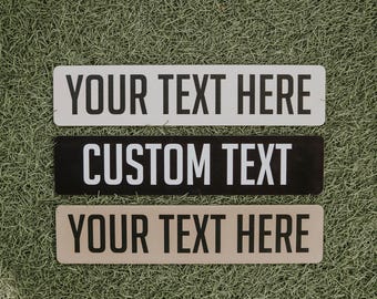 Individuelles MDF Office Schild | Personalisierte Nachname Wanddekoration