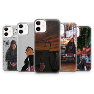 Coque Obito uchiha pour iPhone 16Pro, 15, 14, 13, 12, Samsung S24, S23, S22, A15, A55, A25, Pixel 9Pro, 8A