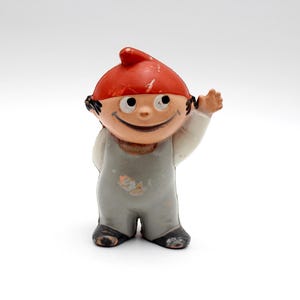 Vintage Mainzelmännchen &quot;Conni&quot; by Goebel ZDF figure rubber toy rubber toy old merch advertising baby nursery decoration decoration