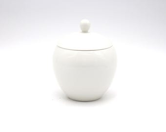 KPM - Azucarero Urbino Trude Petri pequeño, completamente blanco, segunda opción debido a una pequeña marca.