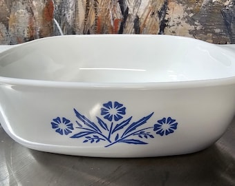 CORNING WARE ブルー コーンフラワー ローストパン 2クォート 長方形