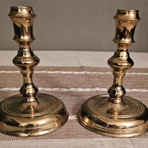 Baldwin Solid Brass Candlesticks