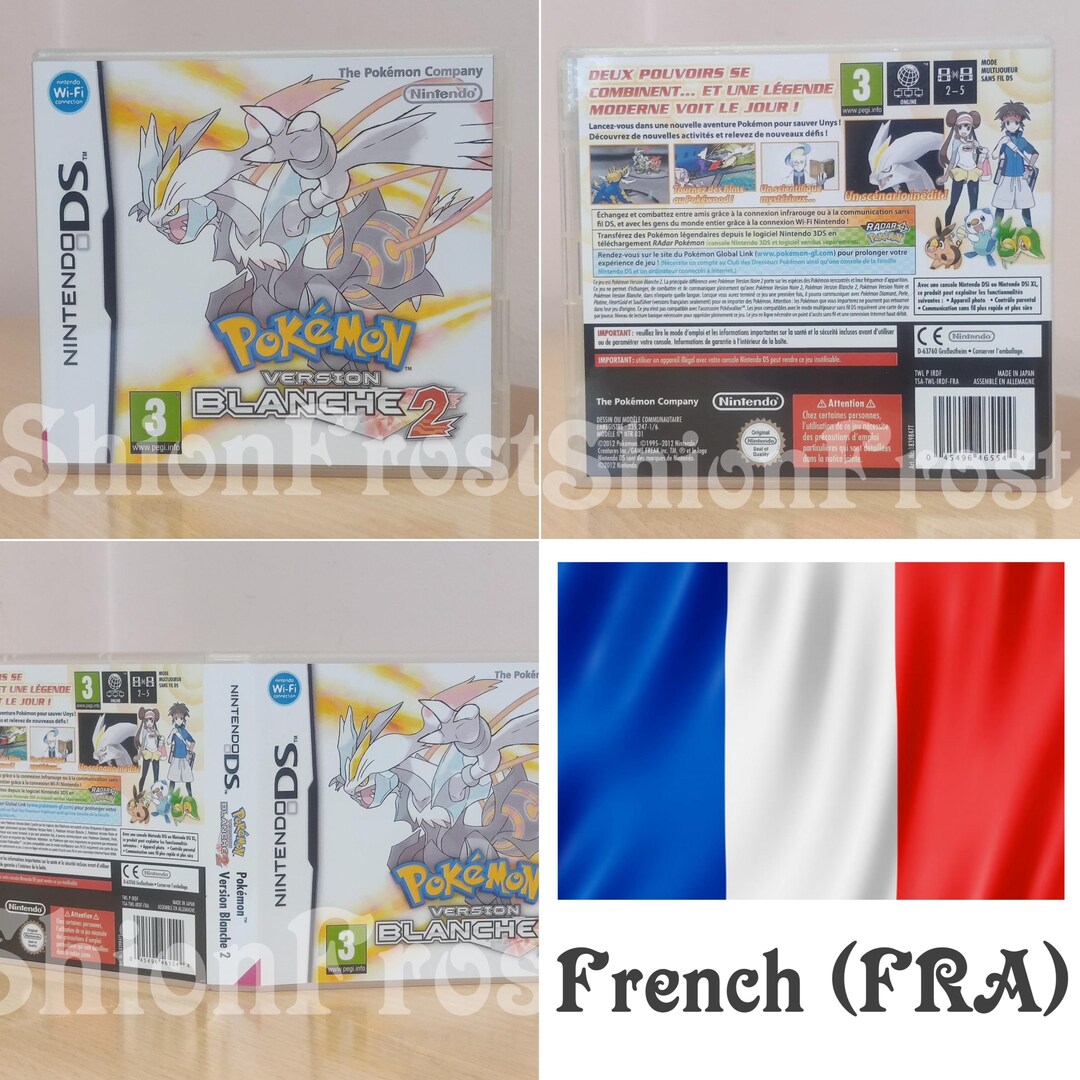 Custom Case - Pokémon White 2 Version (CHOOSE LANGUAGE) English ...