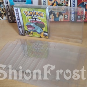 10pcs Clear Transparent Game Cartridge Box Case Plastic PET Protector Display For Game Boy (Gb Gbc Gba Ngpc) / Switch / N64 / Nes / Snes