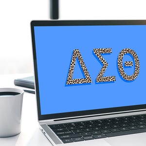 Delta Sigma Theta Cheetah Print