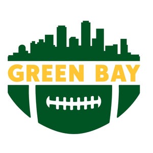 Green Bay Football SVG - Vintage Team Design (Digitaler Download