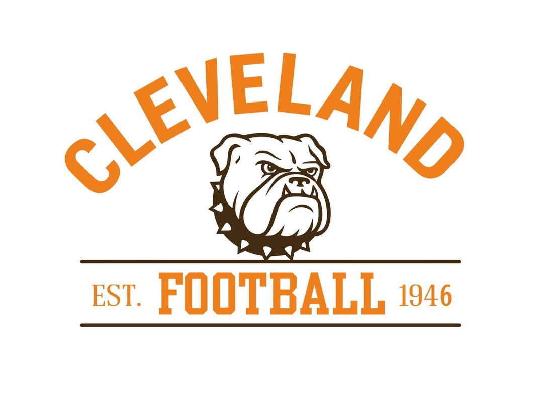 Cleveland Football SVG: T-shirt Design, Cricut Cut File (digital ...