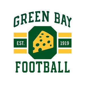Green Bay Football SVG - Vintage Team Design (Digitaler Download
