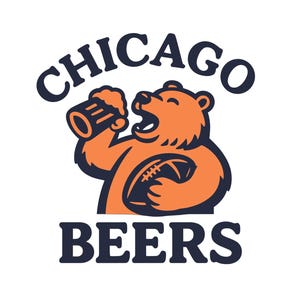 Chicago Football SVG: fanartontwerp - Cricut, silhouet (digitale download)