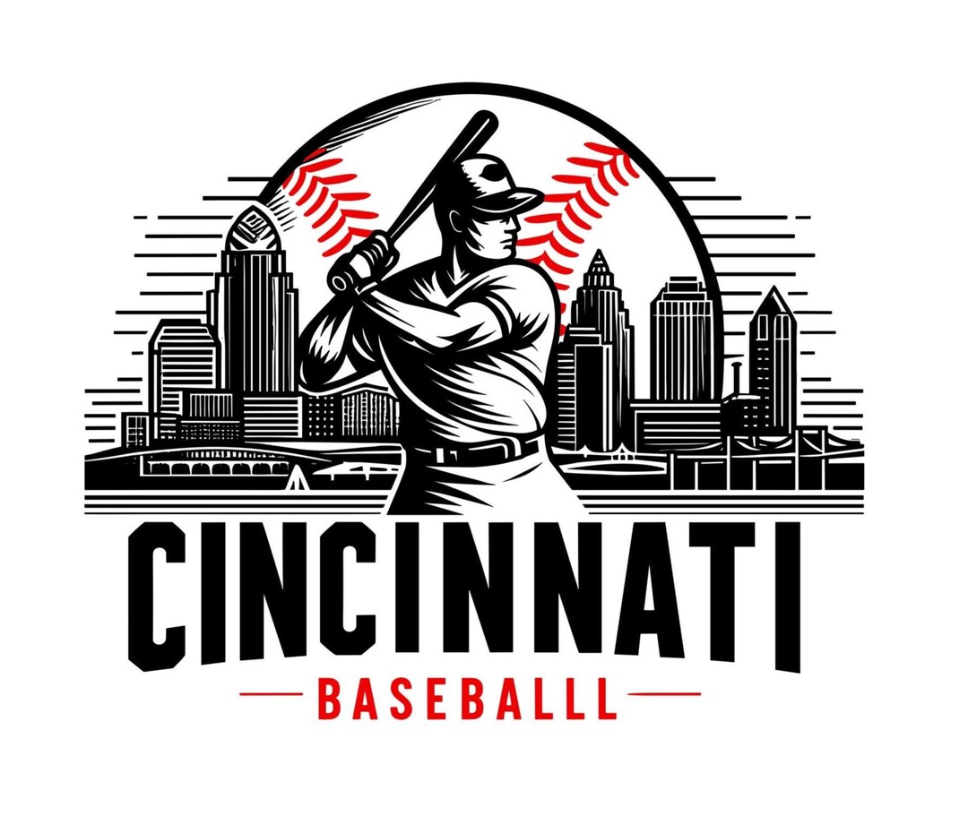 Cincinnati Baseball Team SVG PNG DXF Cricut Cut File | Reds Fan Art ...
