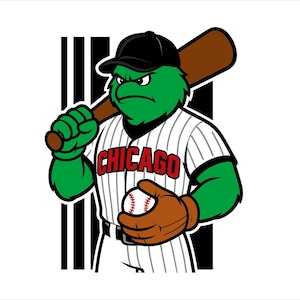 Chicago Baseball - SVG, EPS, PNG, Cricut and Silhouette Studio