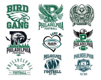 Eagle SVG-bundel: 9 ontwerpen voor Cricut, silhouet (digitale download)