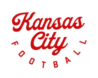 Kansas City svg, Football svg, png, dxf, svg files for cricut, , vinyl cut file, sublimination, iron on