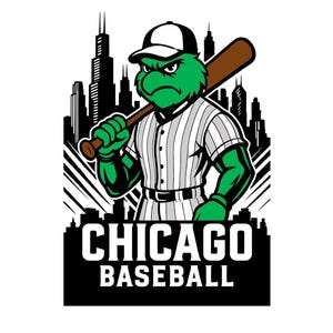 Chicago Baseball - SVG, EPS, PNG, Cricut and Silhouette Studio