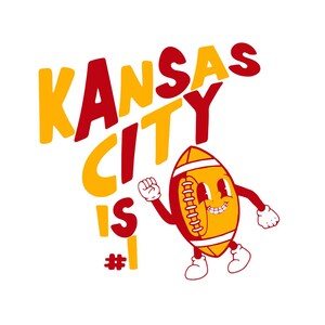 Kansas City SVG, Kansas City PNG, clipart di football, Chiefs SVG, Chiefs PNG, Design di football americano di Kansas City, Kansas Chiefs SVG
