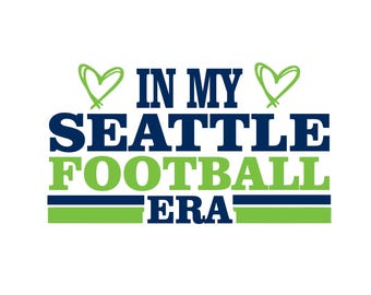 Arte para aficionados del equipo de fútbol americano de Seattle: archivos SVG, EPS y DXF (descarga digital)
