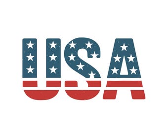 Beunruhigt USA Flagge SVG: Vaterländisch Cricut Cut Datei (Digitaler Download