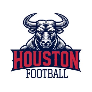 Houston Football Inspired Design fan art for Printing, Cutting and Sublimation & - Svg, Eps, Png,Dxf, Cricut, Silouhette