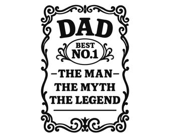 Father's Day SVG, Dad SVG, Best Dad, Whiskey Label, Daddy Svg, Happy Fathers Day, Cut File Cricut, Silhouette, Cameo, Iron on Vinyl